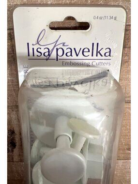 Lisa Pavelka 3 Embossing Cutters Ivy Leaf Design For Polymer Or Clay Crafts
